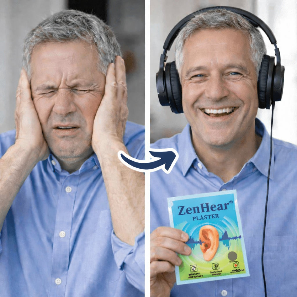 ZenHear™ Pleisters | Elimineer Oorsuizen Binnen 24 Uur | 100% Natuurlijk
