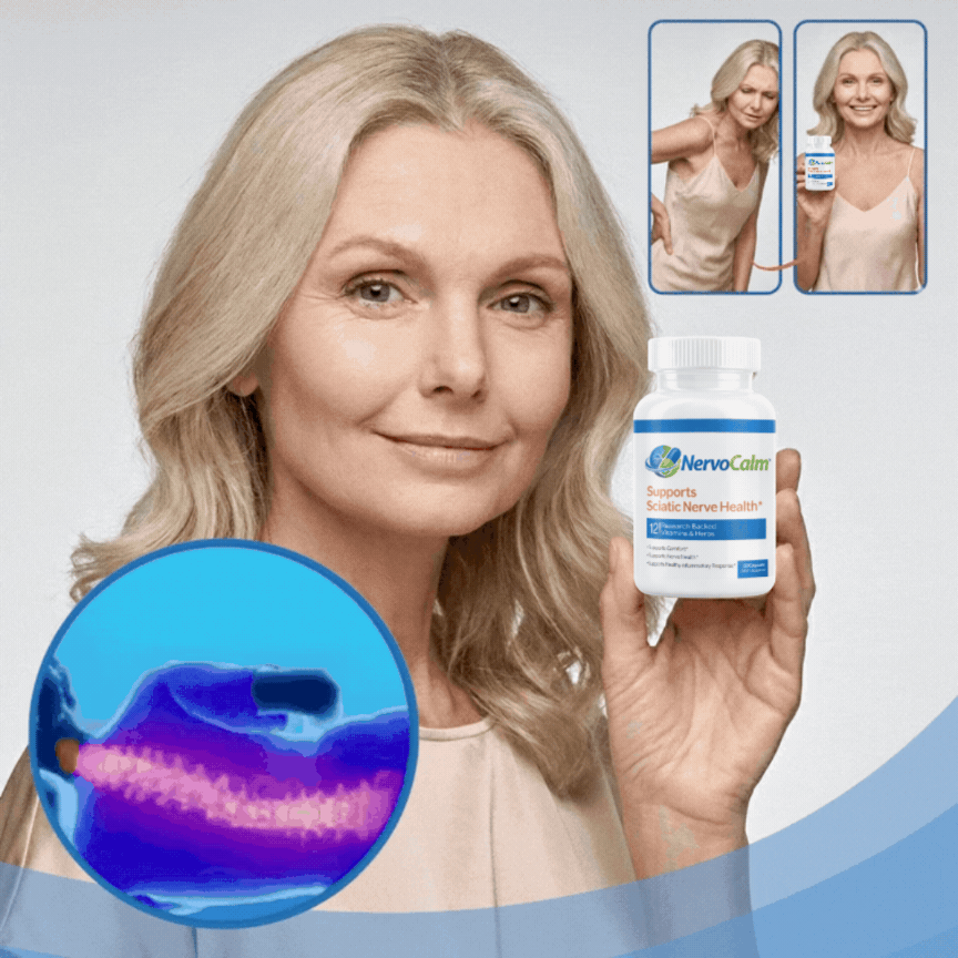 NervoCalm™ | Elimineer brandende ischiaspijn in 7 dagen met slechts 1 capsule per dag!