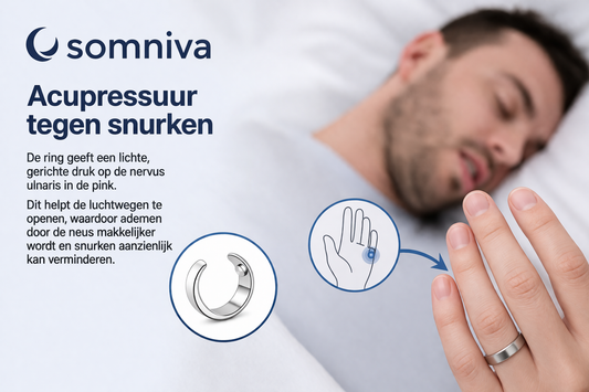 Somniva Ring | Elimineert tot 96% van het snurken vanaf de eerste nacht!