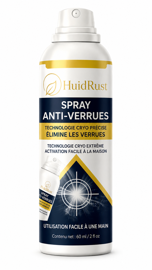 Huidrust™ Spray | Verwijdert hardnekkige wratten en maakt je huid zichtbaar gladder in slechts 7 dagen